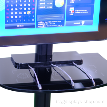 Station de charge d&#39;écran numérique pour kiosque de chargement LCD 32&quot;